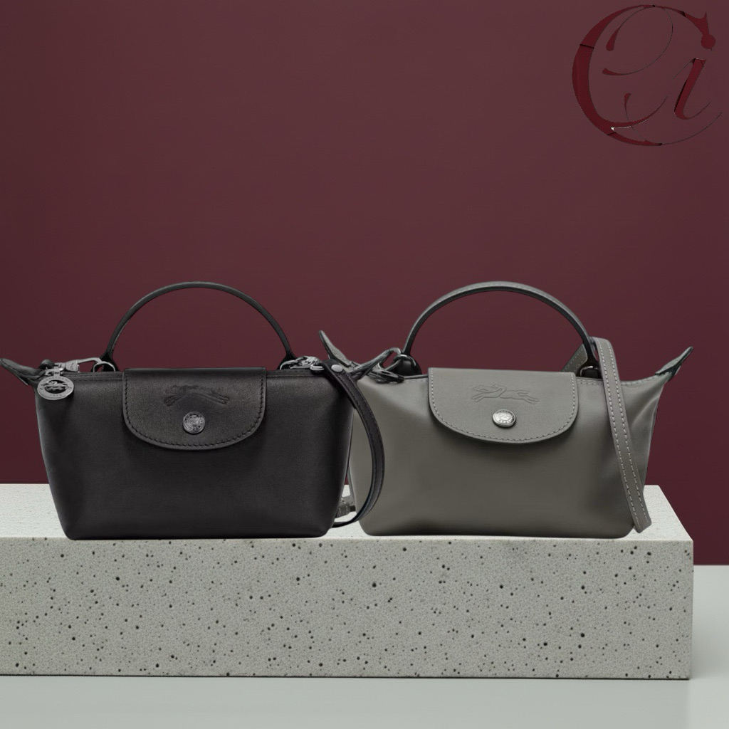 Tas LC Cuir - Pouch Kulit Longstrap Ready Stock