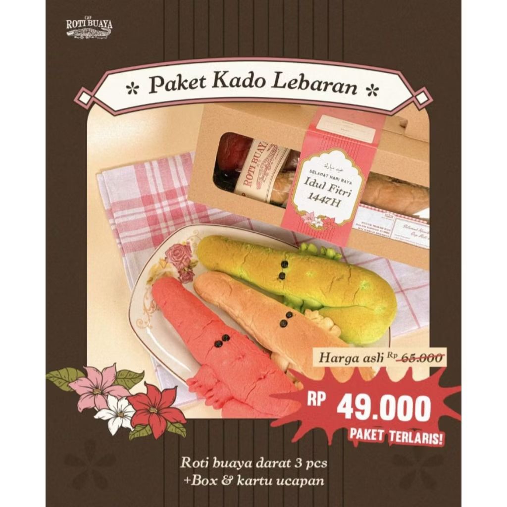 Paket Hampers Lebaran Roti buaya