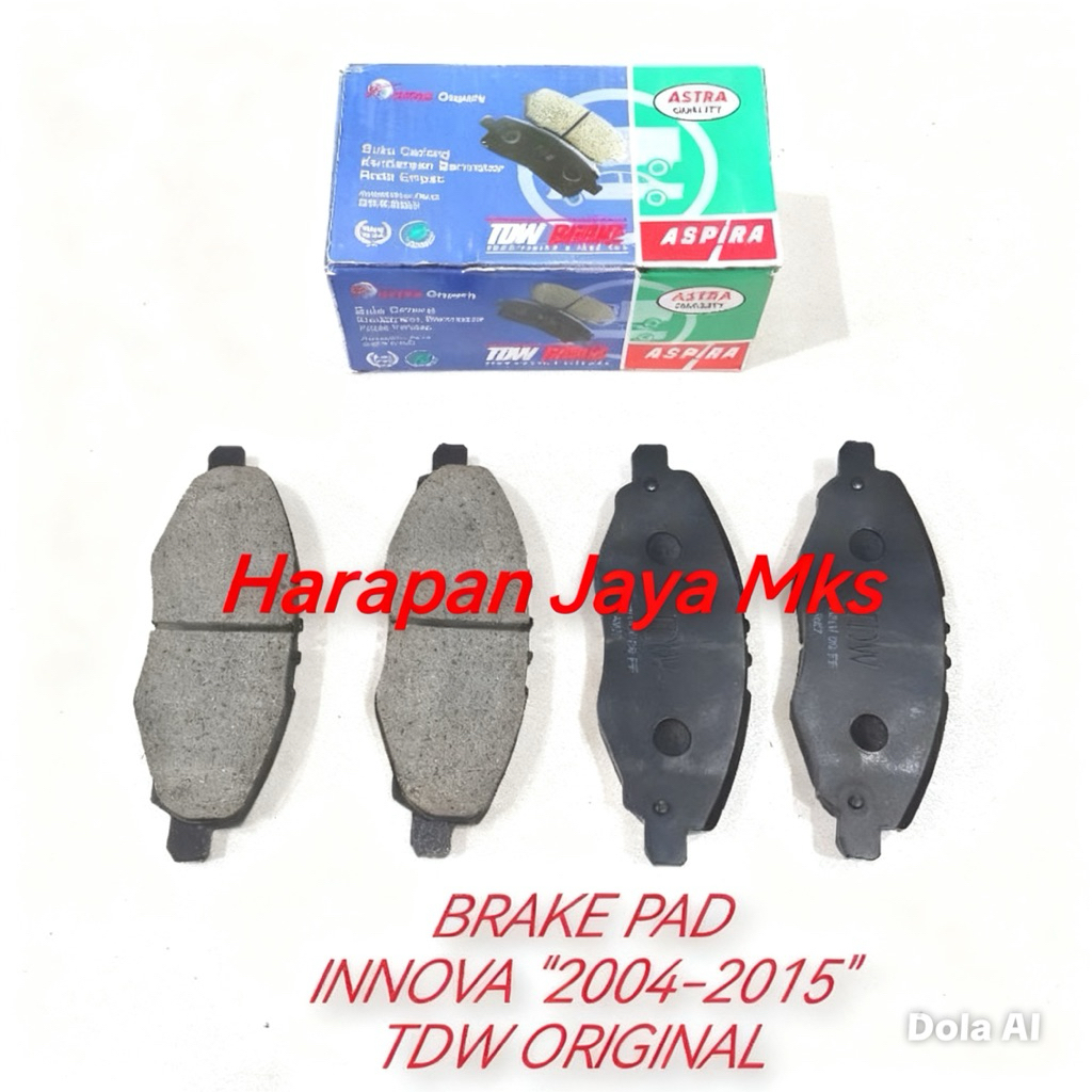 [1SET][TDW] BRAKE PAD KAMPAS CAKRAM DEPAN TOYOTA INNOVA / INNOVA NEW / GRAND INNOVA "2004-2015" - OR