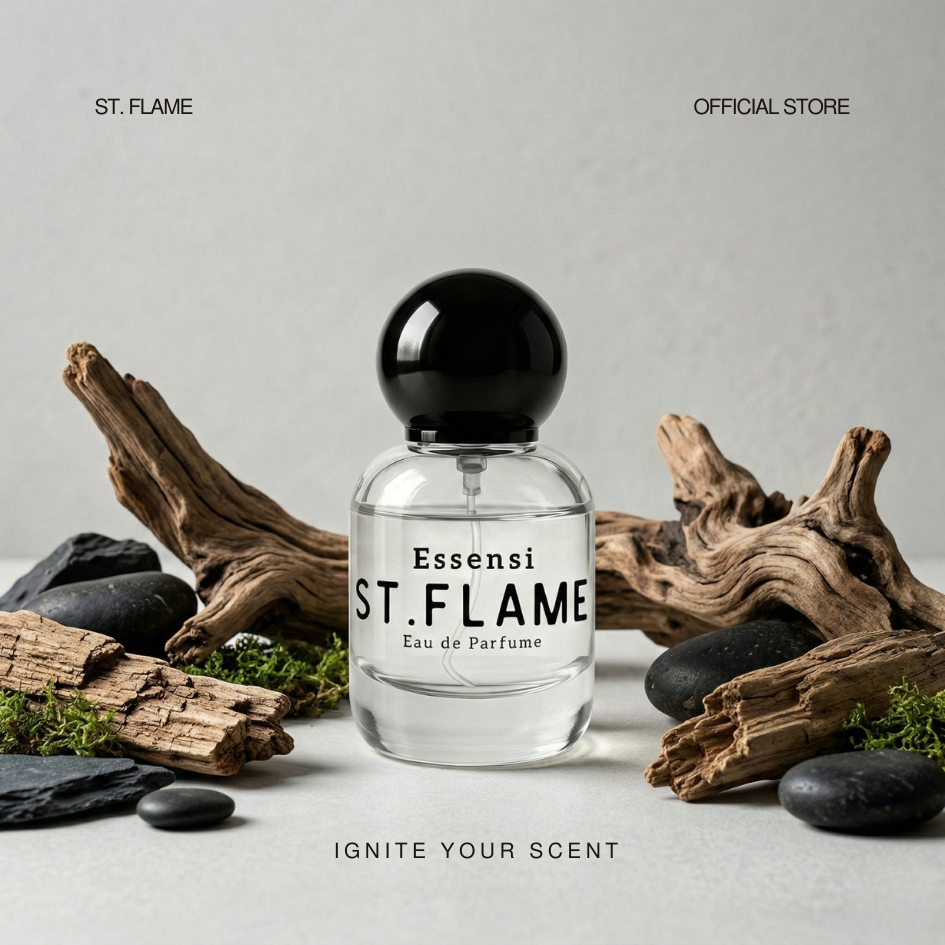 ST.FLAMES - Essensi EDP Parfum Tahan Lama 12 jam Pria Eau De Perfume Minyak Wangi Cowok dior sauvage