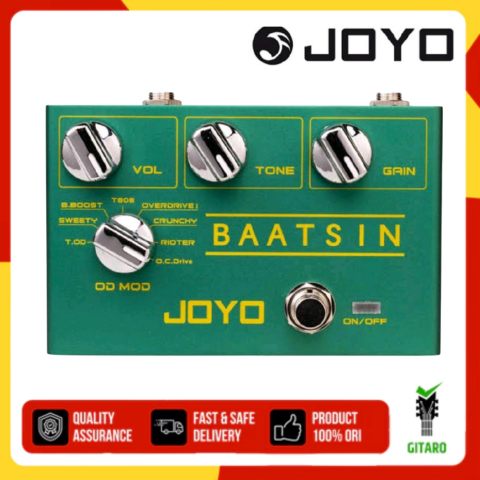 Efek Gitar Effect Joyo Baatsin R 11 R11 Overdrive Not TS TS9 TS808 SD1