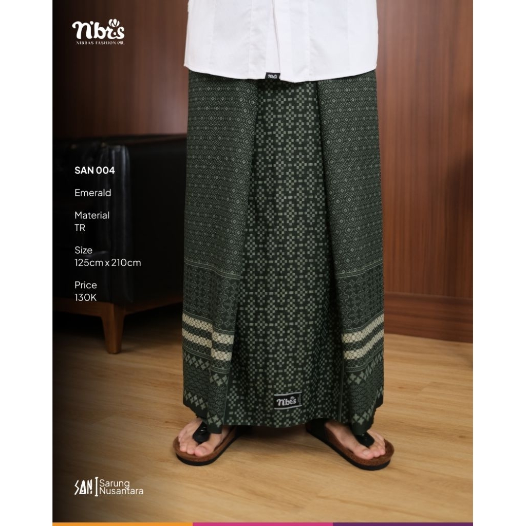 Sarung Dewasa Motif Terbaru/Sarung Tenun by Nibras - SAN 004 | Original By Nibras