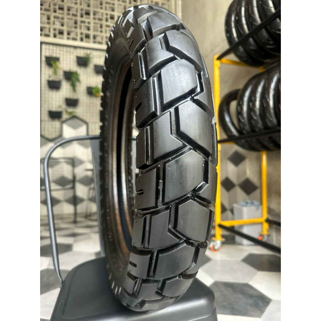 A SHINKO E705 TRAIL MASTER 120/90-17 BAN LIMBAH MOGE GAMBOT TAPAK LEBAR BIG BLOCK DUAL PURPOSE