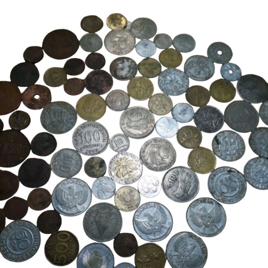 Uang Koin Kuno Negara Republik Indonesia