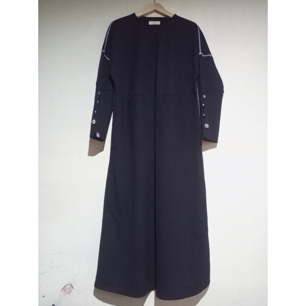 Preloved Abaya Knit Waffle by Droomi.id
