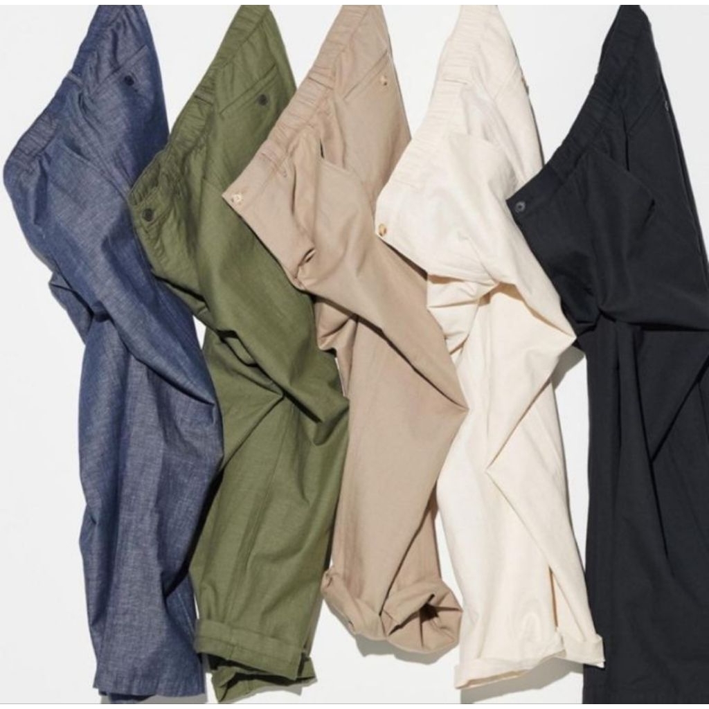 Celana Uniqlo Rileks Linen Blend