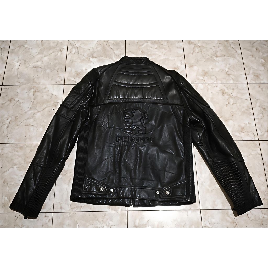jaket kulit sapi le coq sportif COLLABS peugeot