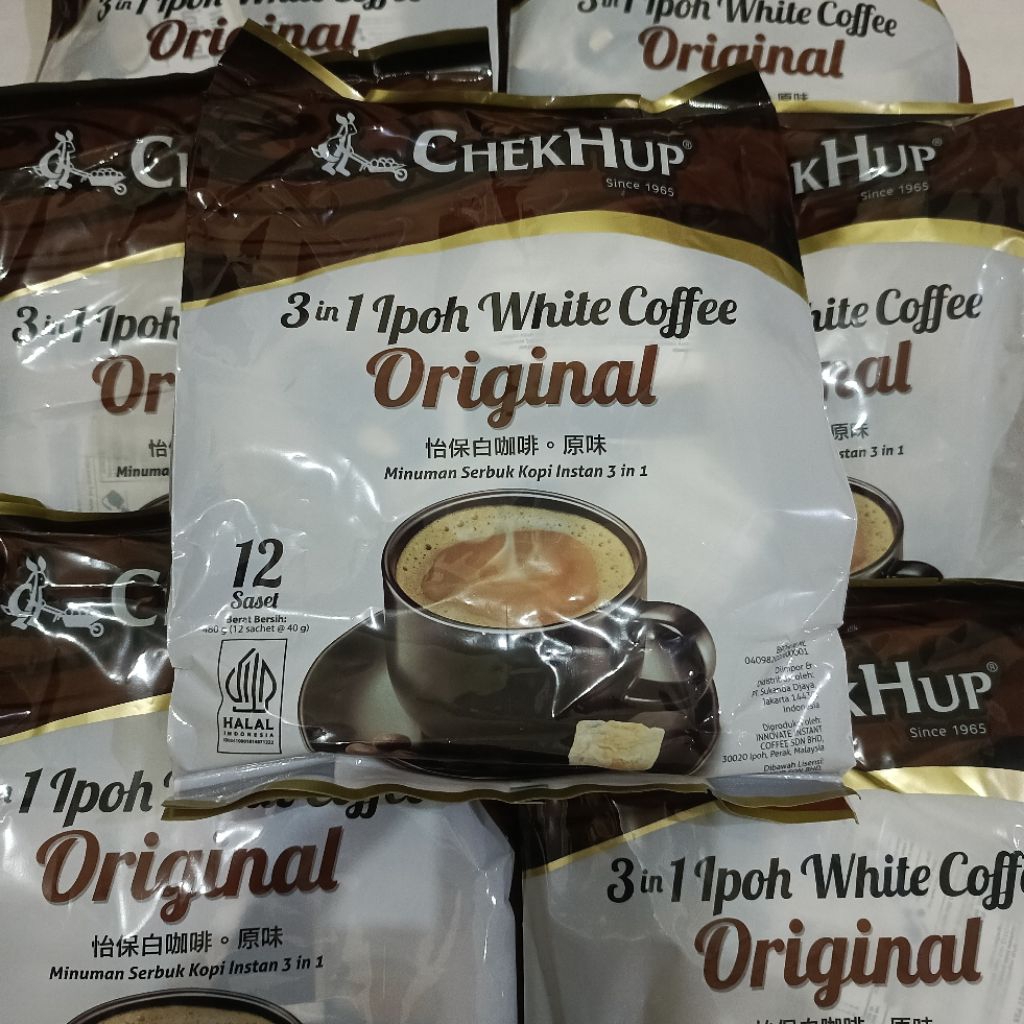 CHEK HUP ORIGINAL Ipoh White Coffee Kopi ChekHup Halal