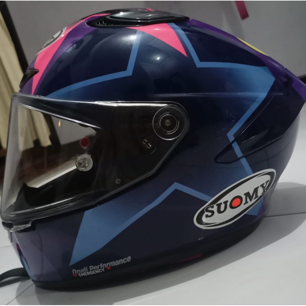 Helm suomy track 1 track1 fullface  helmet DOT SNI