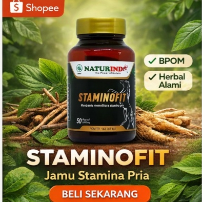 Naturindo Staminofit Herbal Pria Dewasa Olah Ragawan Pekerja Berat