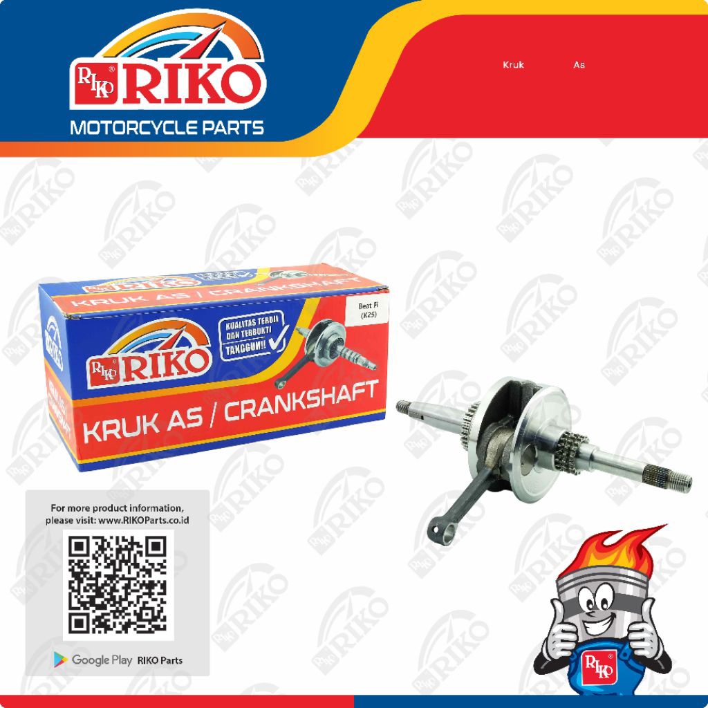 KRUK AS HONDA BEAT FI K25 STARTER HALUS RIKO