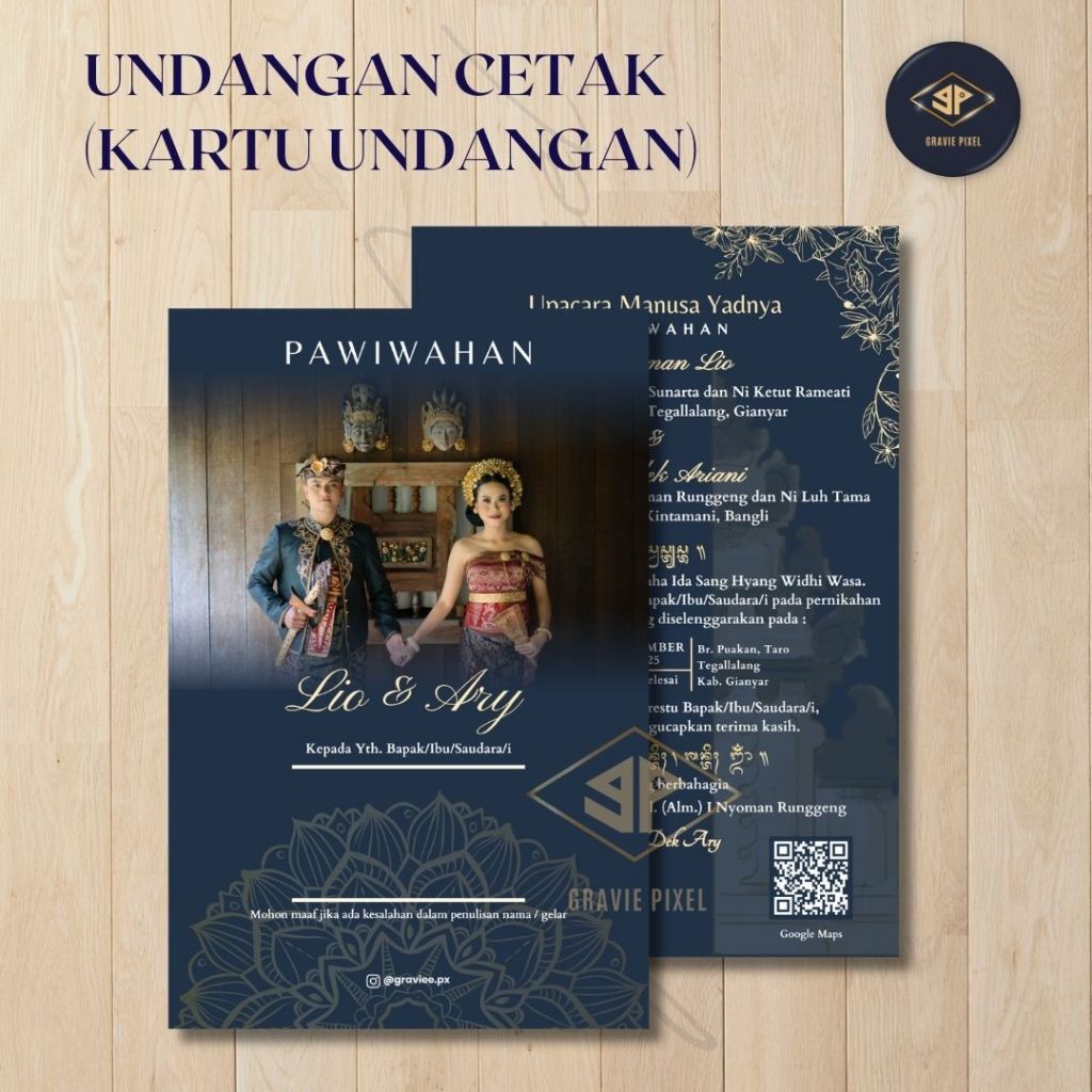 UNDANGAN CETAK KARTU PERNIKAHAN - Softcover (Artpaper 260 gsm Laminasi Doff / Glossy / Tebal / Halus