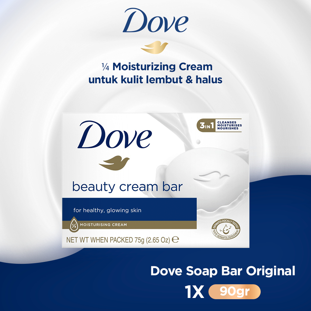 Dove Beauty Bar Soap Original 90 Gr - Dove Sabun Mandi Batang
