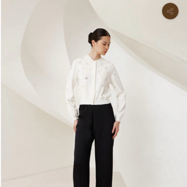 DUMA IZORA CARDIGAN WHITE BNWT