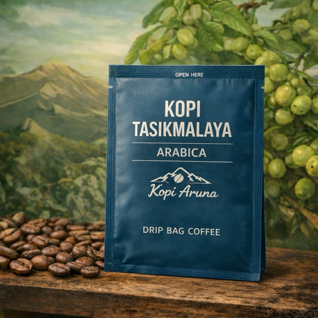 Drip Bag Kopi Arabika Tasikmalaya | Aruna kopi