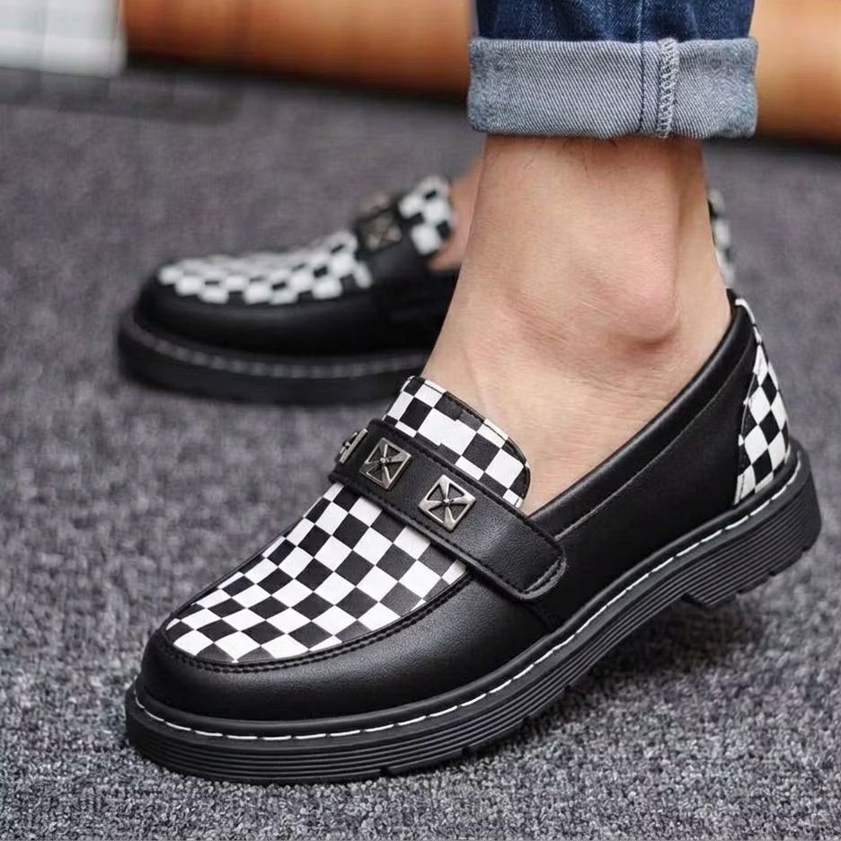 Sepatu Pria Loafers Docmart Skena Pantofel Kasual Kerja kekinian
