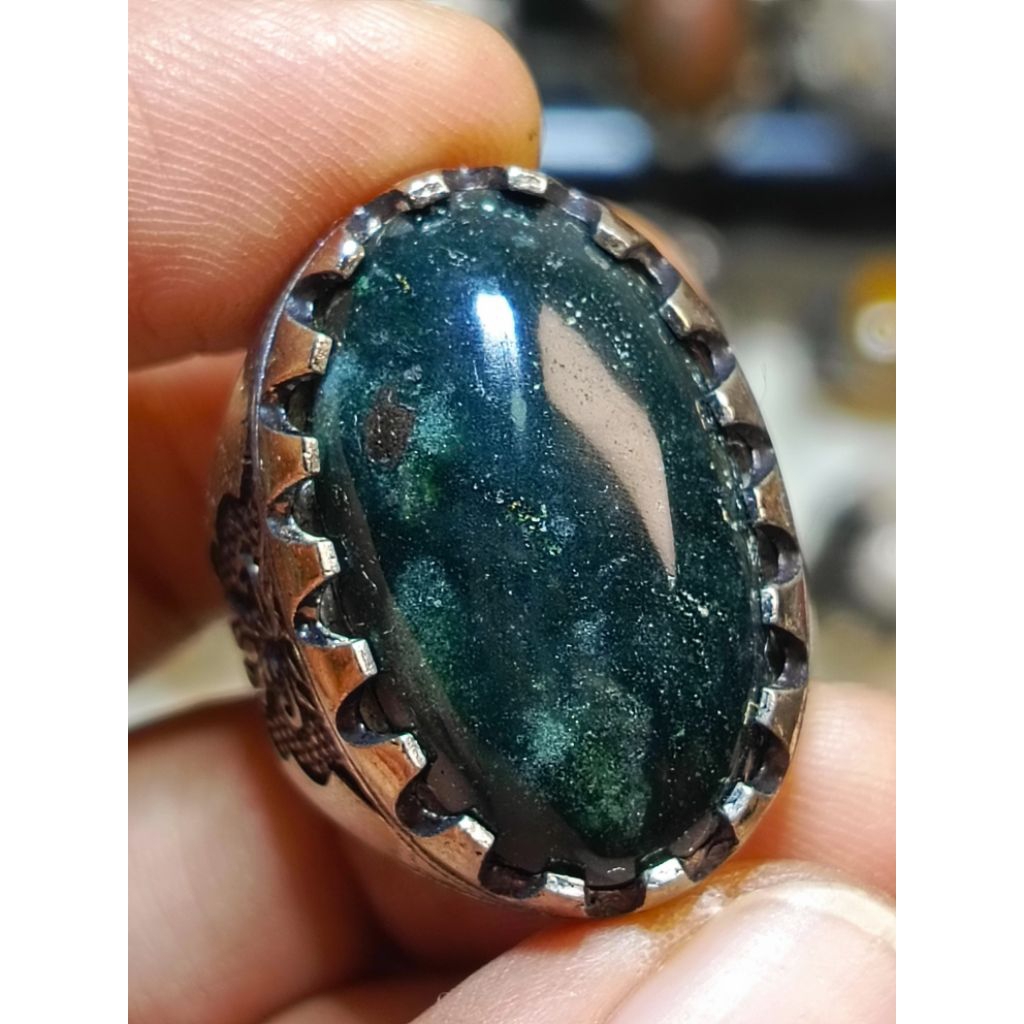 Batu akik Garut ijo lumut [Ciangel] TopHQ