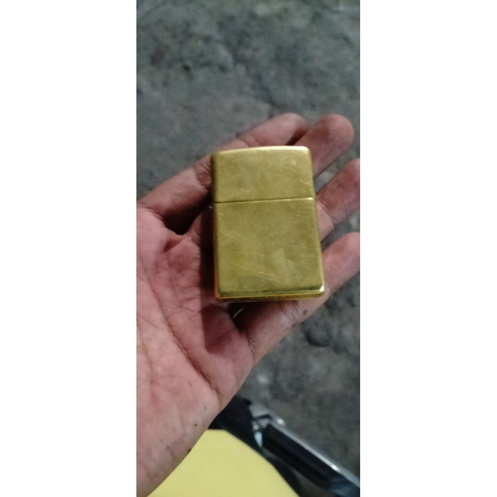 Zippo Brass Second Original siap pakai