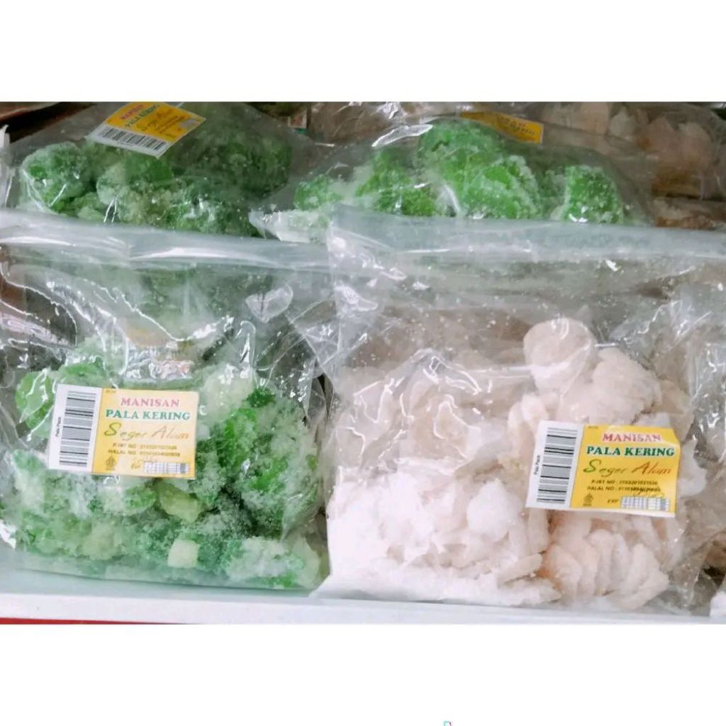 Manisan Buah Pala Kering - Manisan Pala Kering Seger Alam - Snack Buah Kering