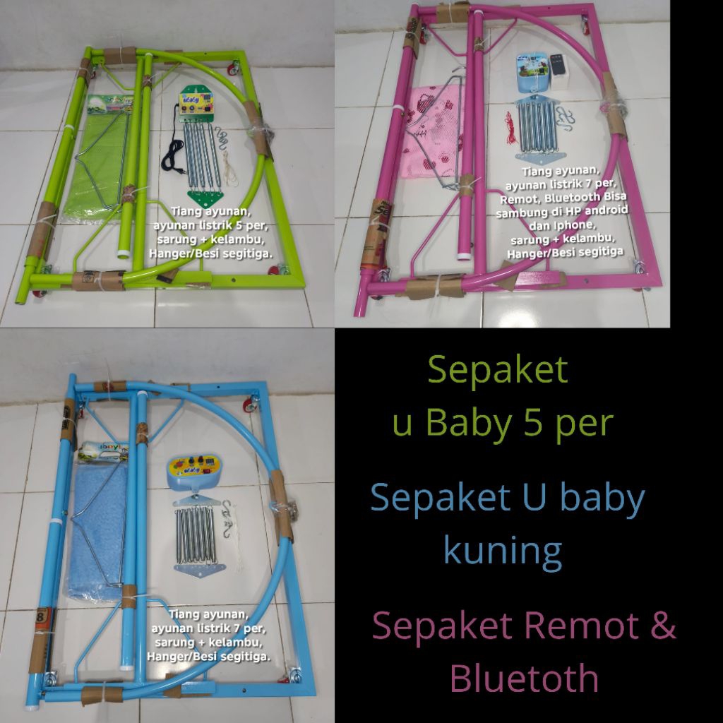 Paket Tiang Ayunan Manual Dan Paket Tiang Ayunan Listrik Lengkap ( COD AMAN SE -INDONESIA )