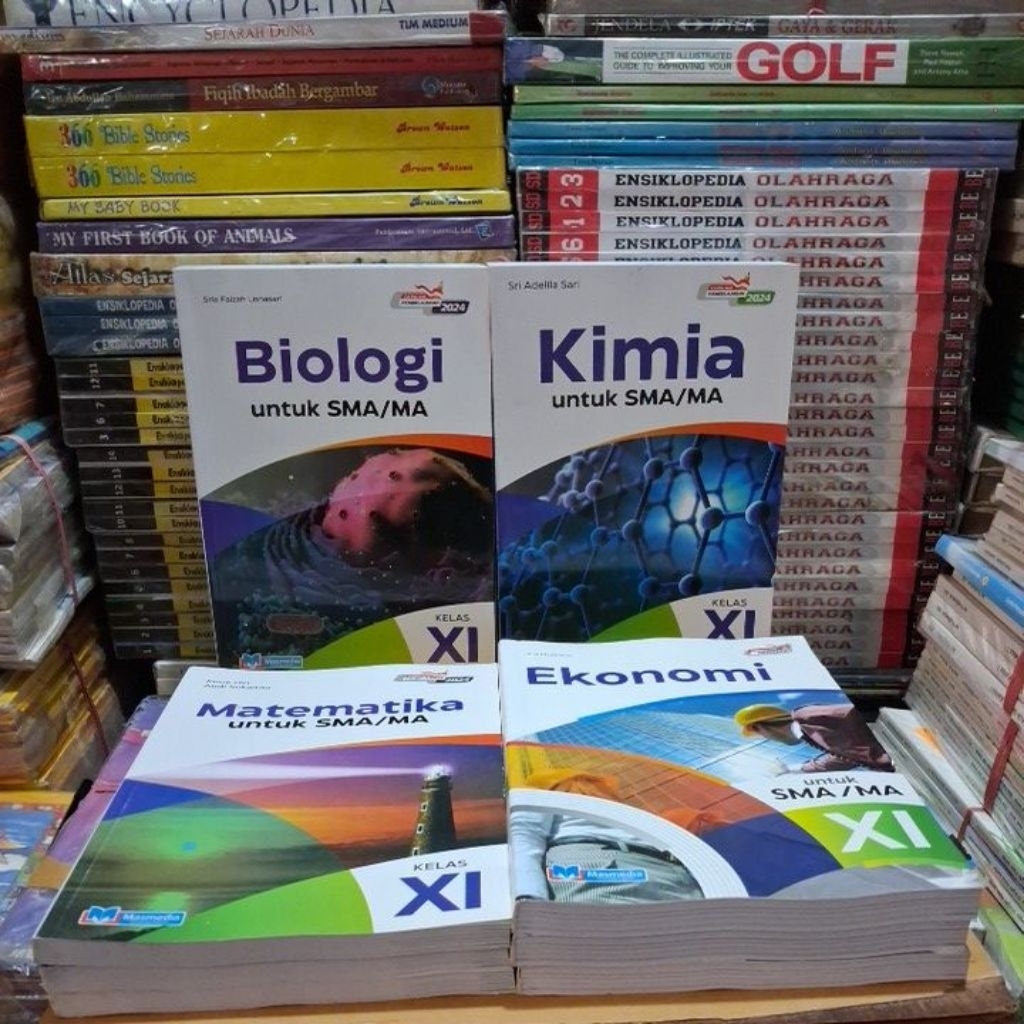 Buku Original Biologi, Kimia, Matematika, Ekonomi, Geografi, Antropologi, B Indonesia, P Pancasila I