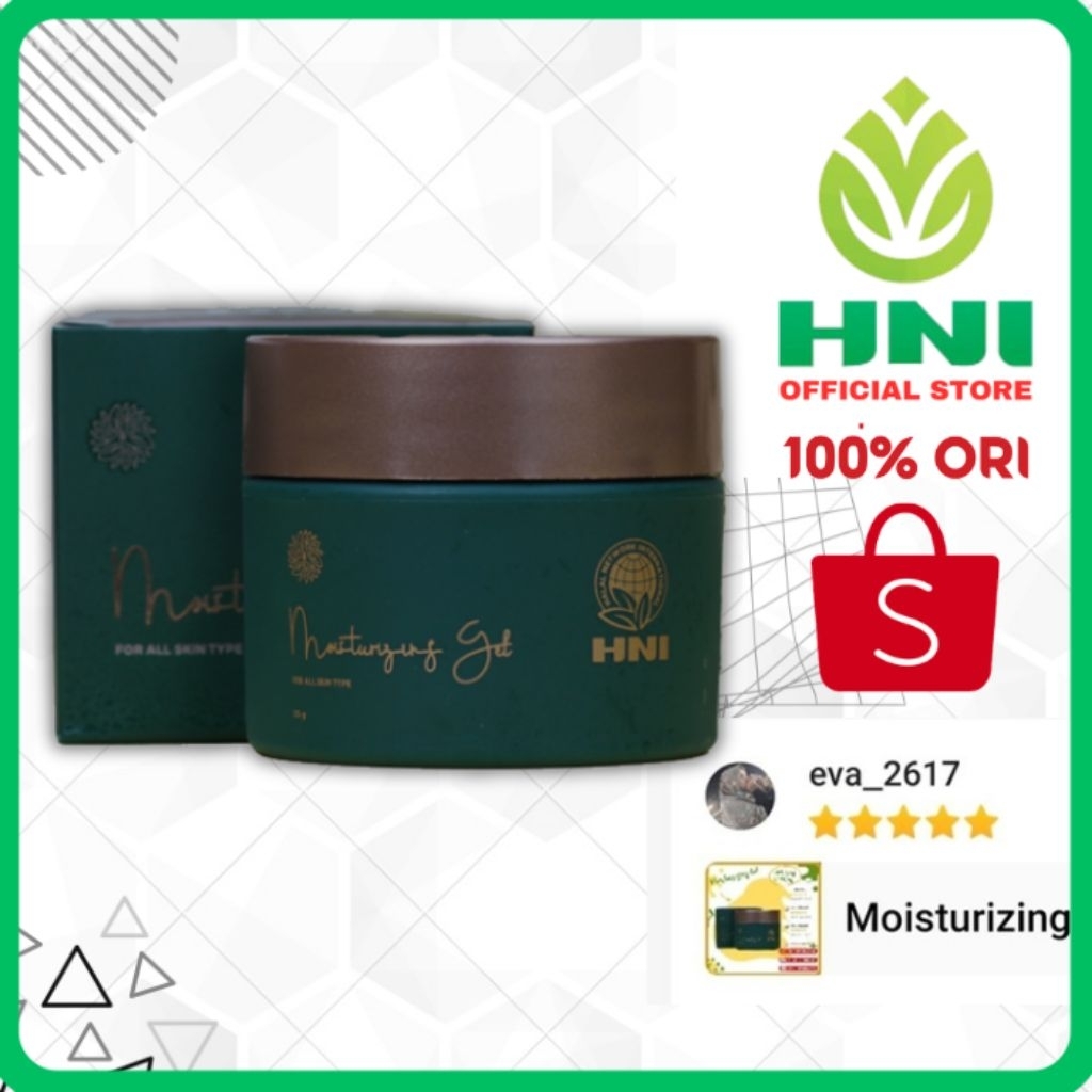 Moisturizing gel perawatan melembabkan melembutkan kulit wajah herbal hni hpai