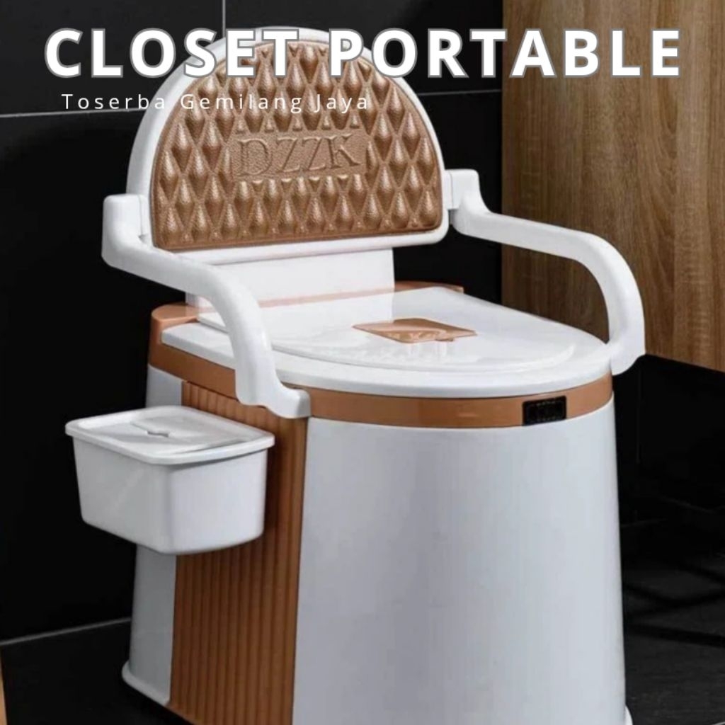 Toserba Gemilang Jaya _ Kursi Toilet Portable  Untuk Bumil dan Lansia | Toilet Duduk Portable Closet