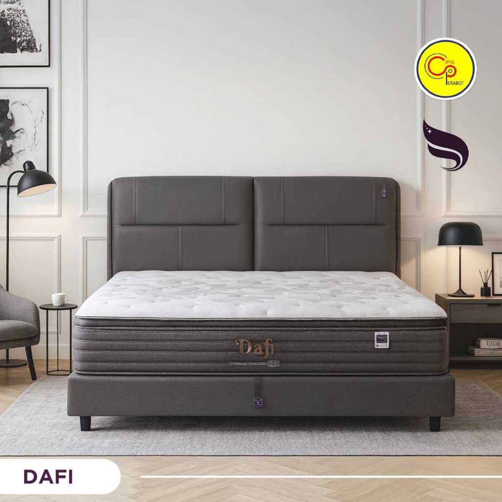 Tempat Tidur Kasur Springbed Angel Dafi King Size Anti Tunggau