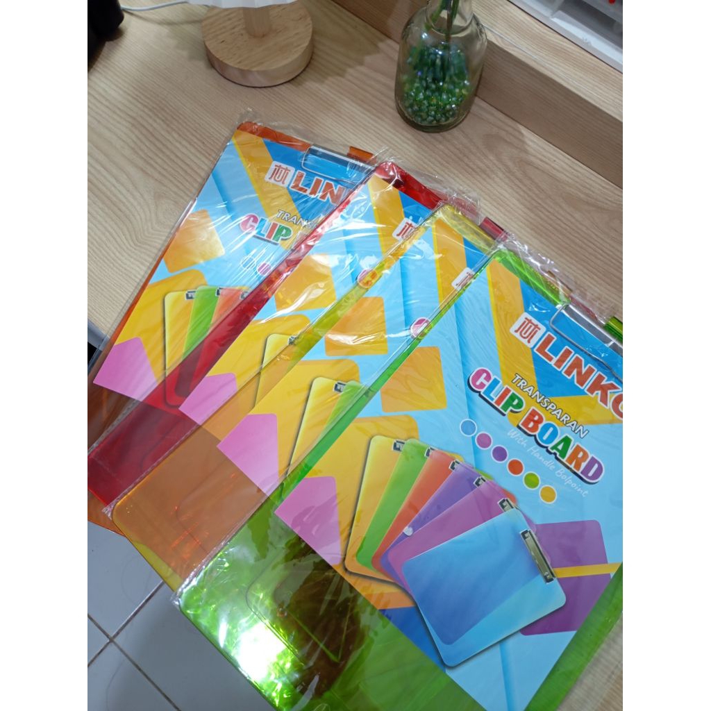 [aesthetic_aksesoris] Alas papan ujian/papan jalan forte/clip board F4