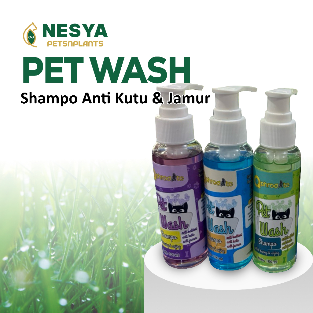 Shampo 120ml Pump Shampoo Kucing Wangi Anti Kutu Anti Jamur