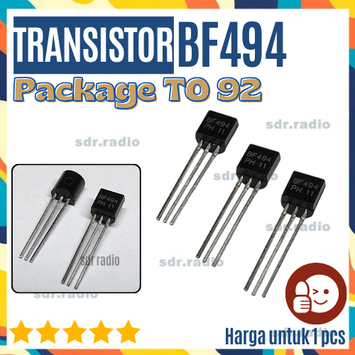 BF494 bf494 F494 f494 Philips package Transistor T0-92 TO92