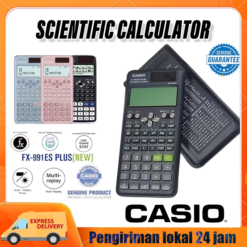 [BARU] Terlaris Calculator Casio Fx-991Ex/Fx-991ES Plus kalkulator sekolah/kuliah classwiz 552