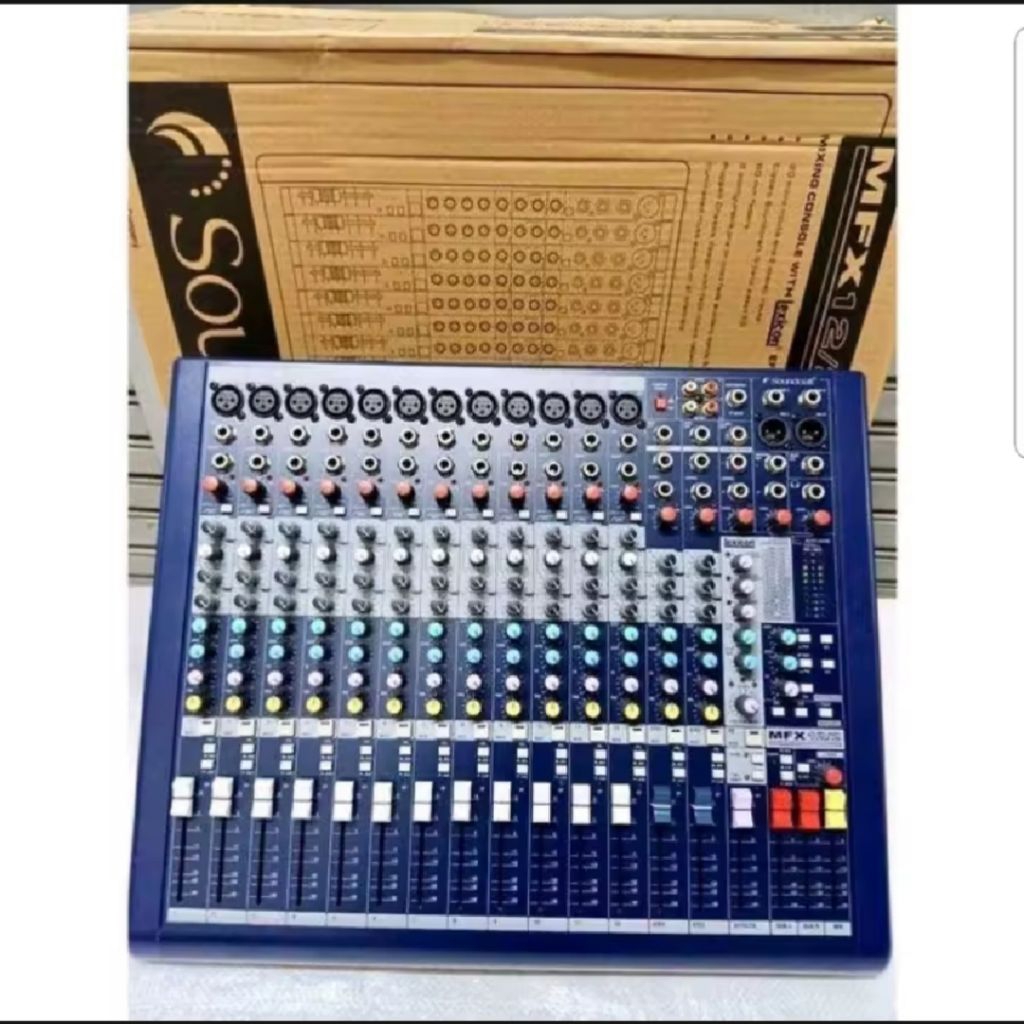 Mixer Audio Soundcraft mfx12 Recording Effects Digital Original Mixing 12Ch mfx 12