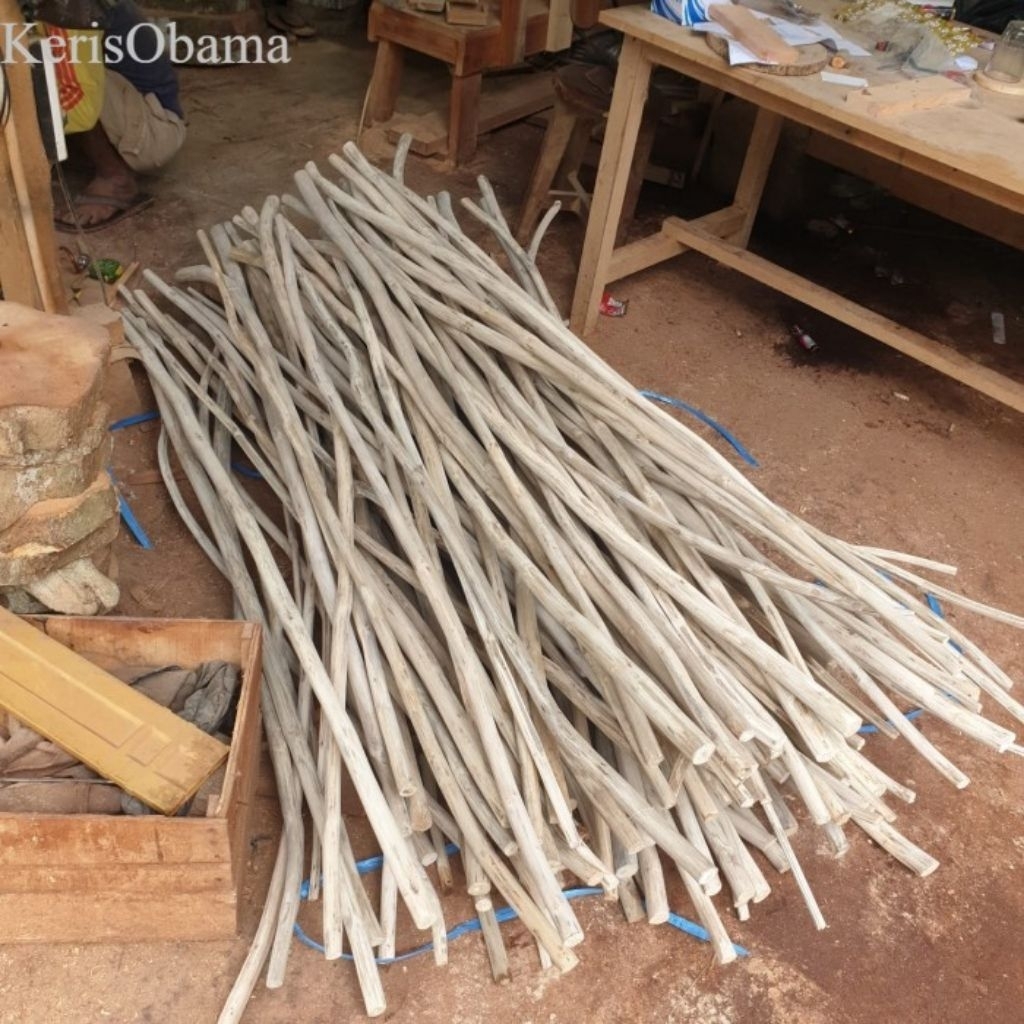 PAKET HEMAT. ranting kayu jati macrame 50cm isi 5pcs murah.  Ranting kayu jati macrame. kayu dowel. 