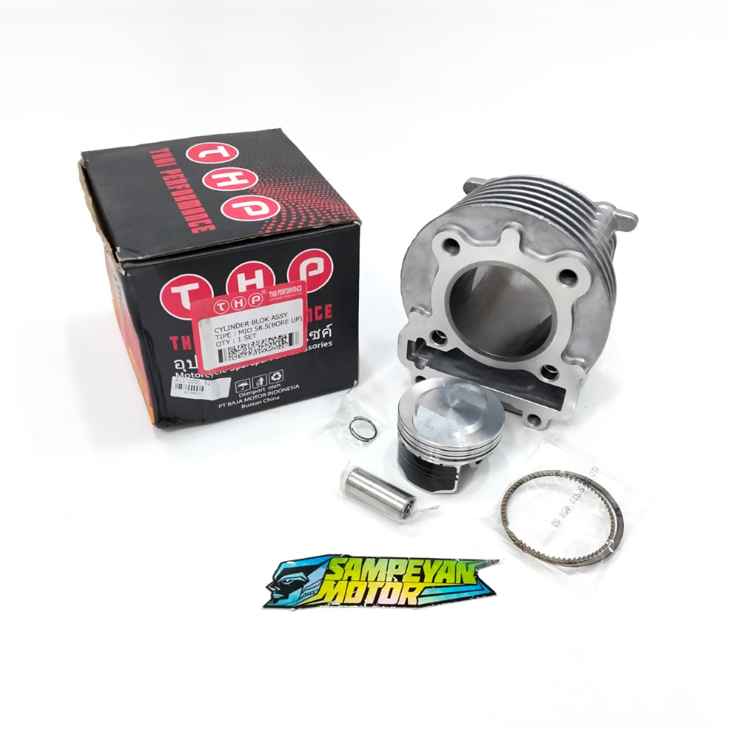 Silinder Cylinder Blok Set Seher Piston Motor Yamaha Mio Sporty Mio 5tl Mio Smile Mio Soul Karbu Fin