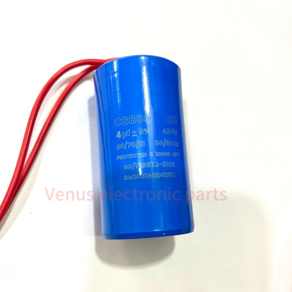 Kapasitor CBB60 4UF 450VAC