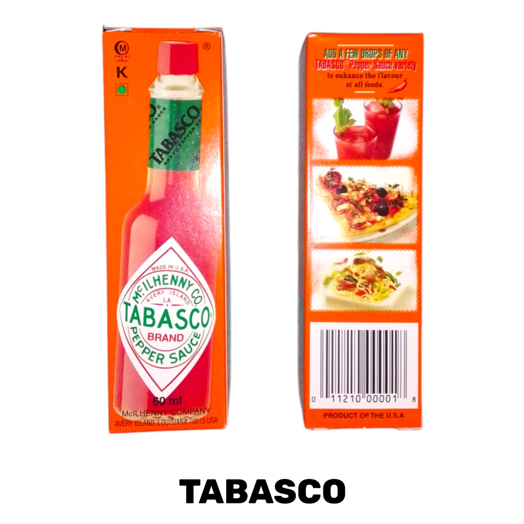 Tabasco Red Pepper Sauce / Tabasco Saus 60 ML Original Product of USA
