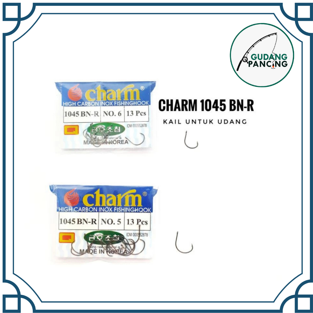 Kail Pancing Udang Charm 1045BN-R