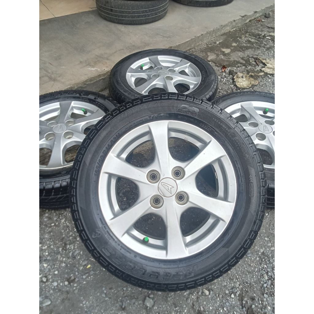 VELG ORIGINAL AGYA AYLA.RING 14 PCD100.komplit ban.