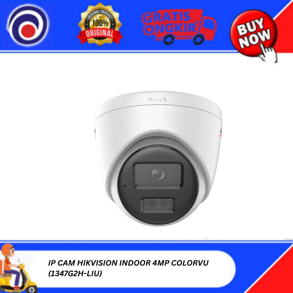 IP CAM HIKVISION INDOOR 4MP COLORVU (1347G2H-LIU)