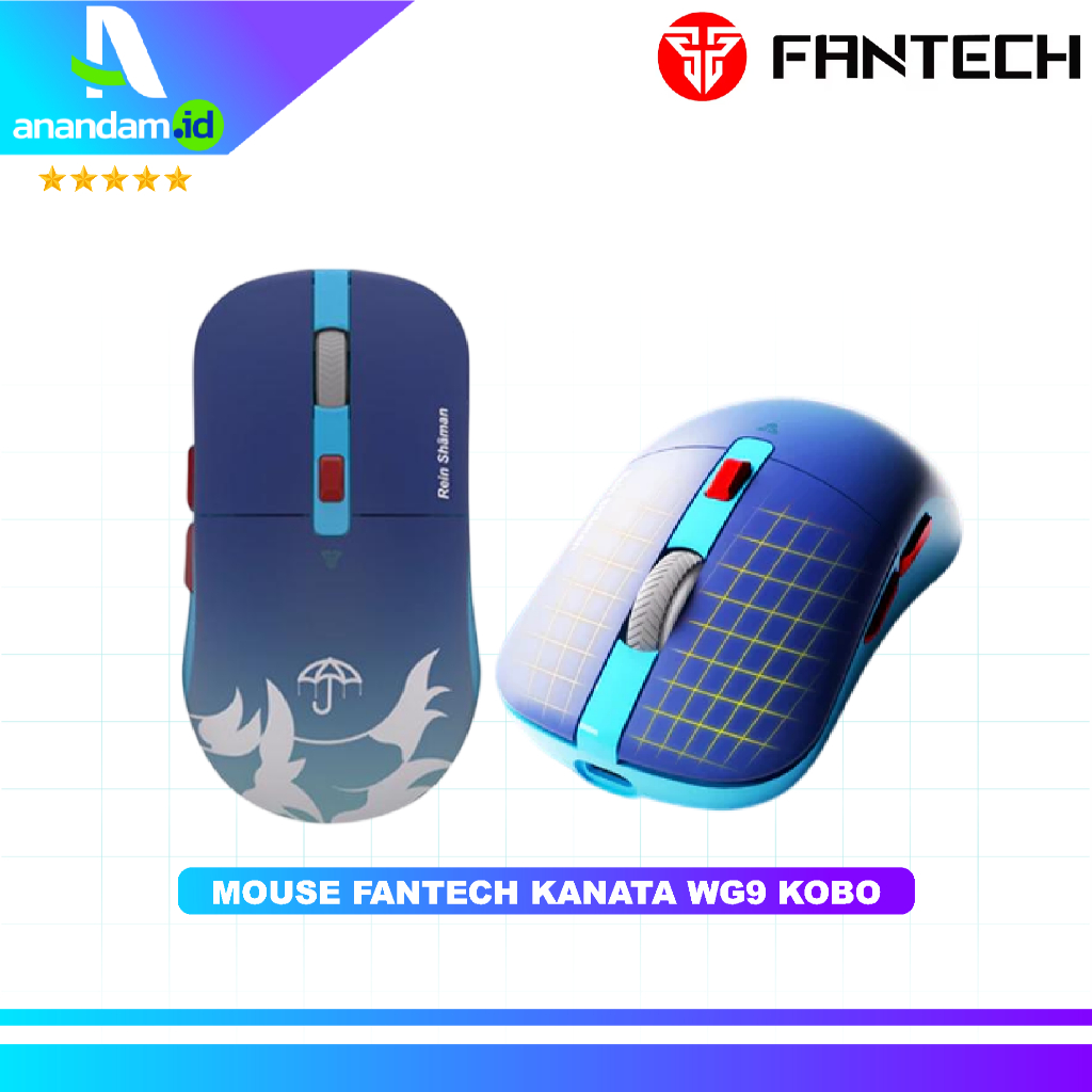 Fantech X Hololive WG9 Mouse Gaming Exclusive Collaboration Kobo Kanaeru - MOUSE WG9 KOBO