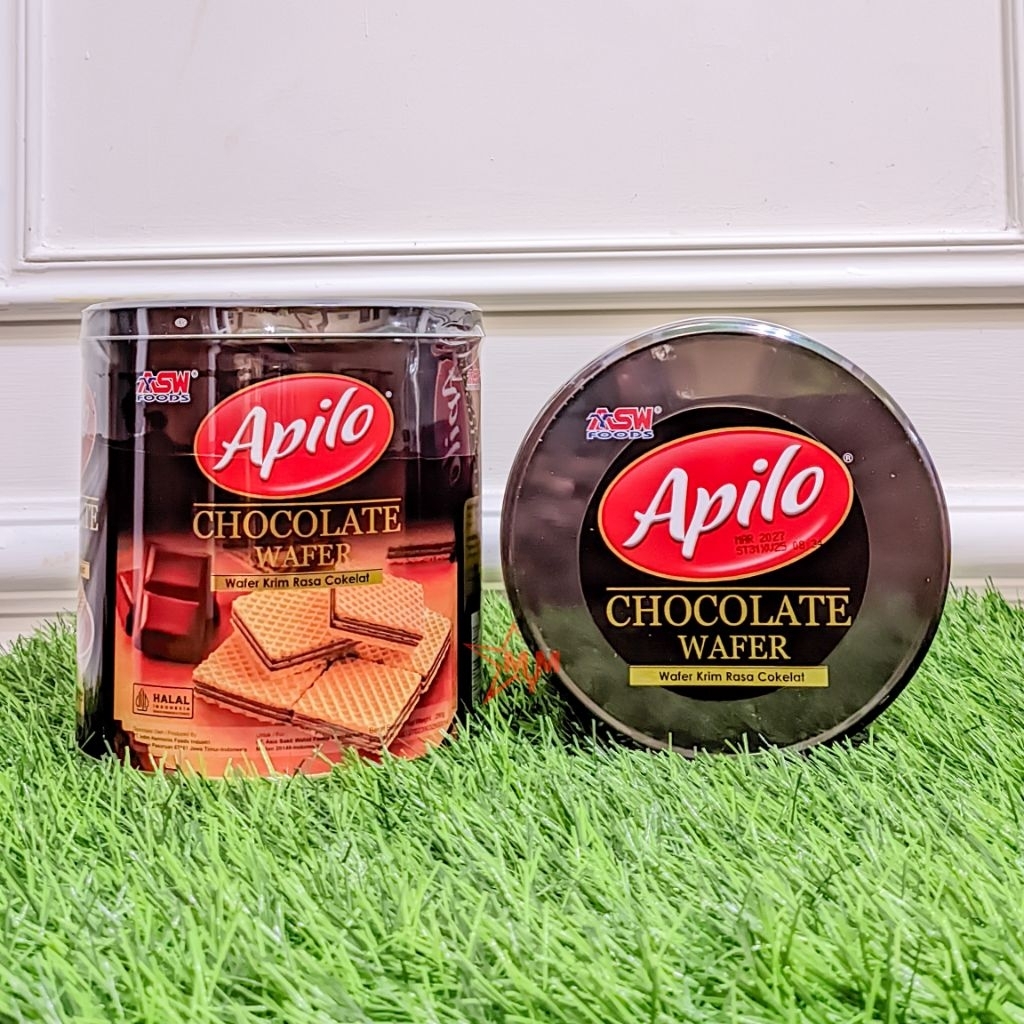 Apilo Chocolate Wafer Kaleng 290g