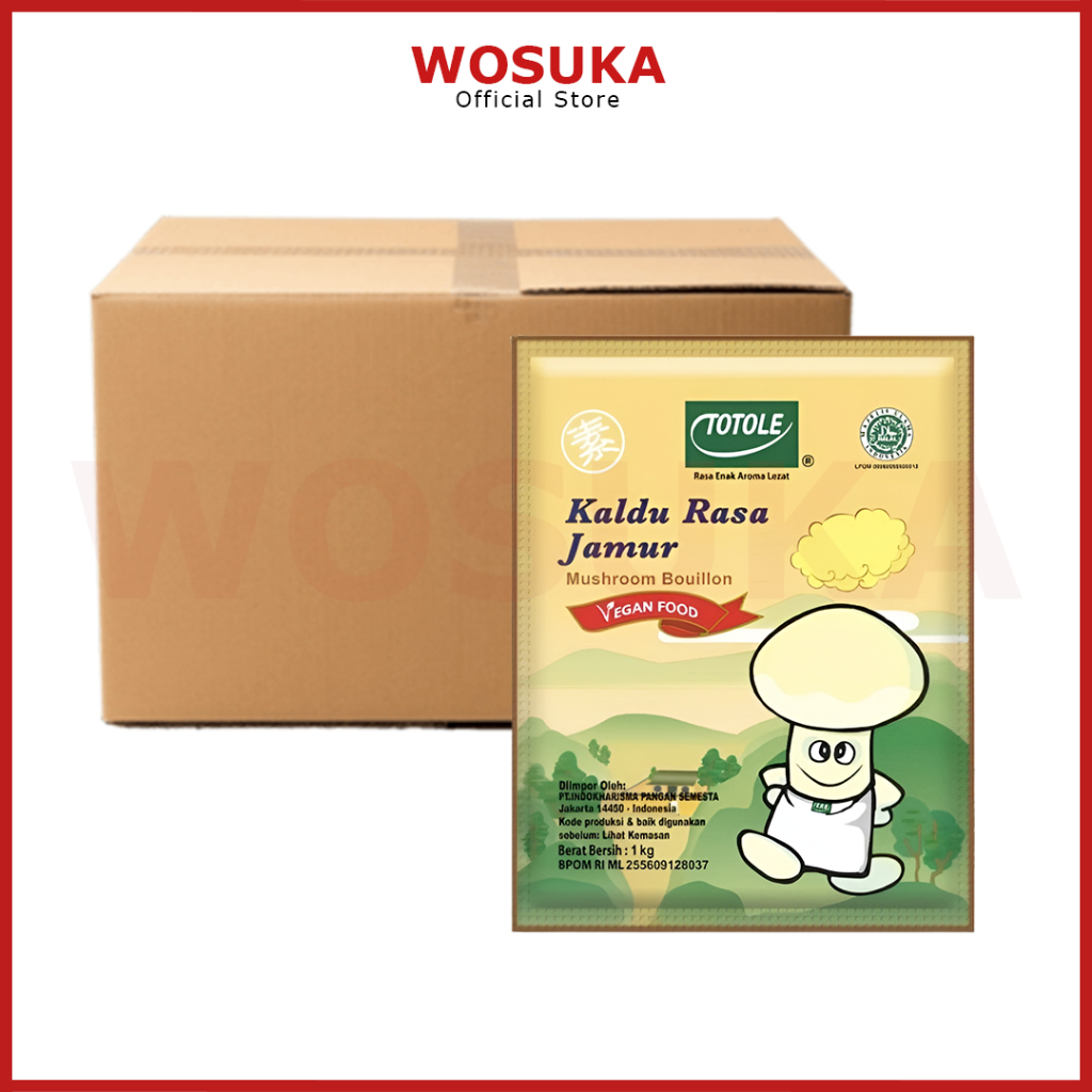 CTN - TOTOLE Kaldu Jamur 1 kg (1 DUS) | TOTOLE Kaldu Rasa Jamur 1kg 1 DUS | TOTOLE Mushroom Bouillon