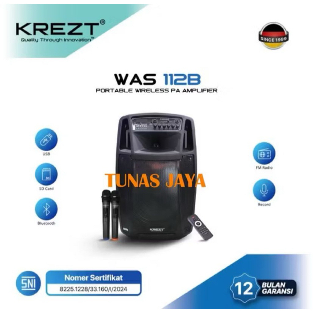 speaker portable krezt type WAS 112