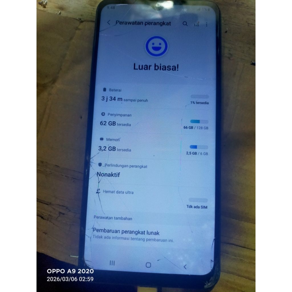 MESIN SAMSUNG A12 RAM 6/128 (SM-A125f) NORMAL JAYA