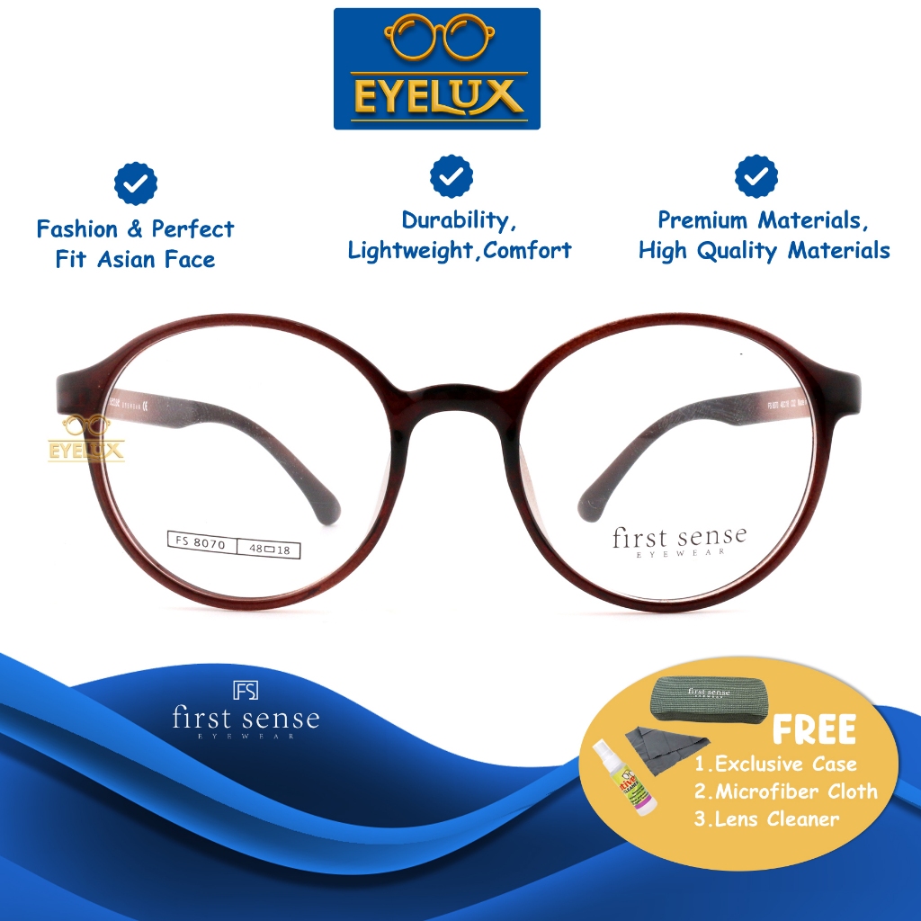 Firstsense  Eyewear / FS 8070 / 48-18 / Frame Kacamata Firstsense Eyewear ORIGINAL