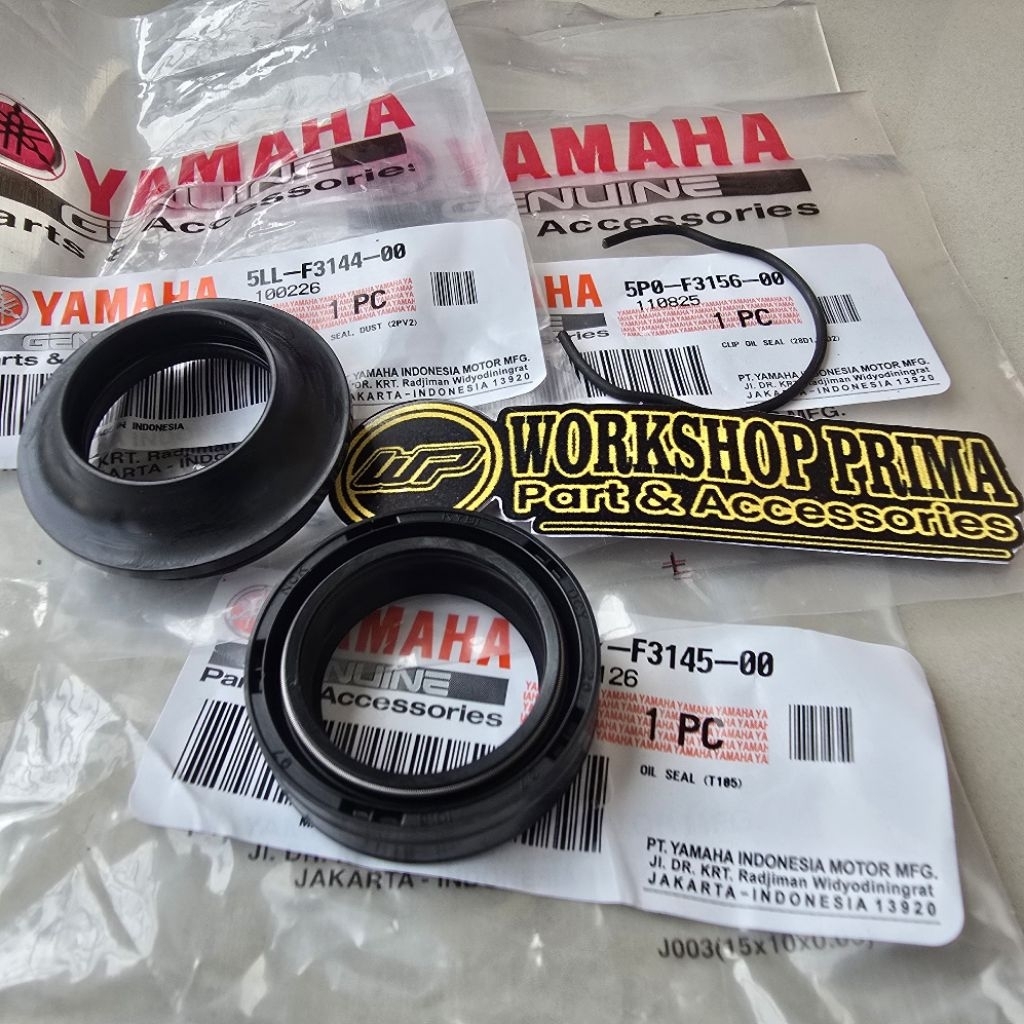 SEAL SHOCK SOK DEPAN SEAL DEBU KLIP MIO J GT TEEN SOUL GT FINO FI 125 XRIDE X RIDE 115 ORI YGP