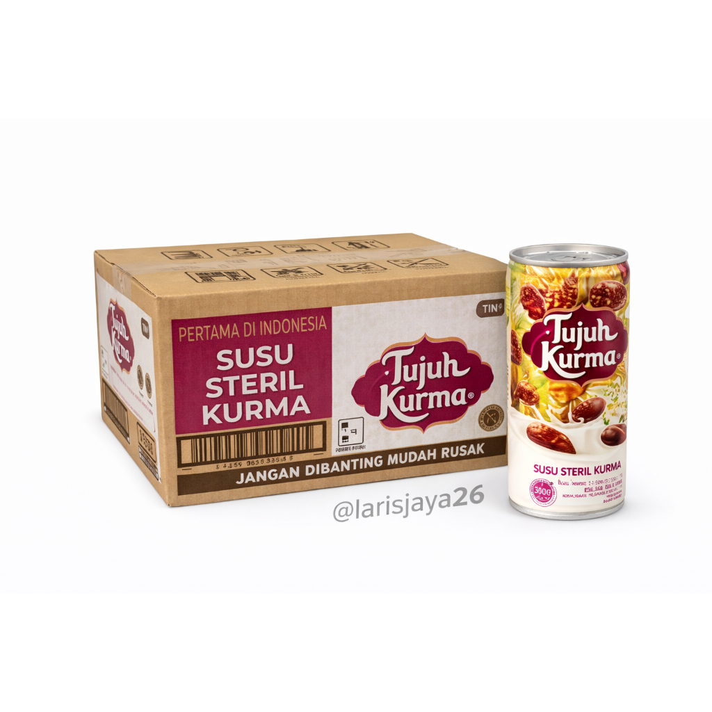 Susu Steril Tujuh Kurma 1 Dus Isi 12pcs