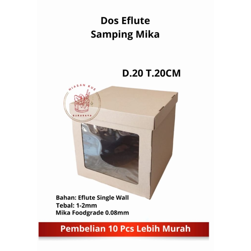 Kardus Eflute Samping Mika (D.20 T.20)