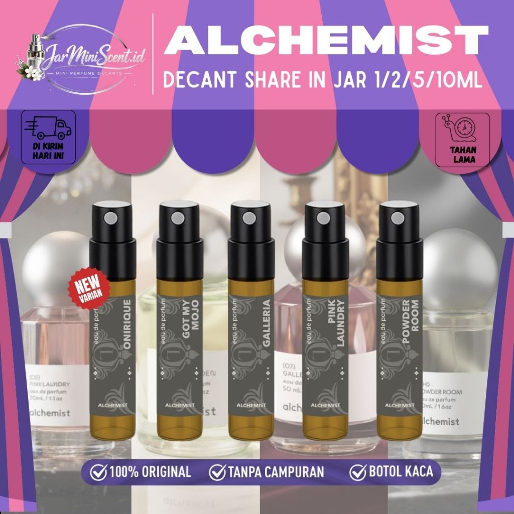 ALCHEMIST DECANT (SHARE IN JAR) PARFUM ALCHEMIST Travel Size 1/2/5/10ml Alchemist Parfum Powder Room